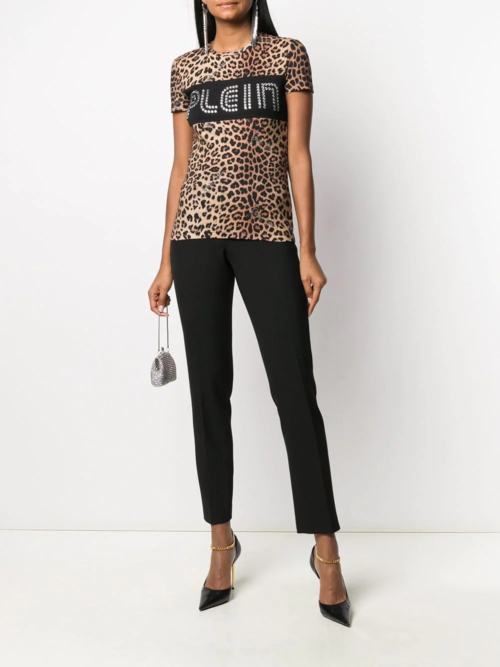 leopard print T-shirt - 2