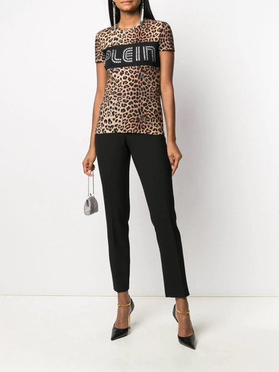 PHILIPP PLEIN leopard print T-shirt outlook