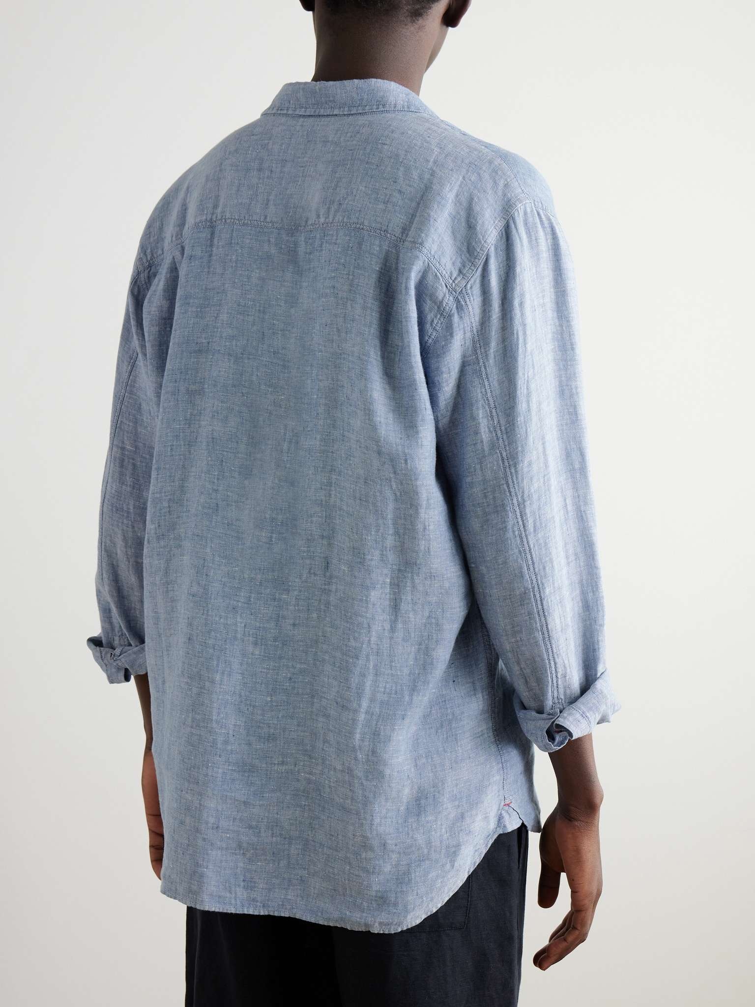 Justin Linen-Chambray Shirt - 3