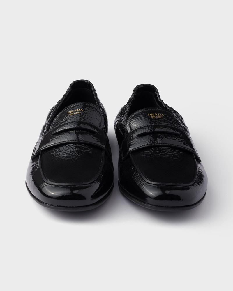 Shuffle patent leather loafers 7