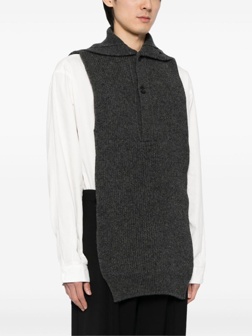 sleeveless knit vest - 3