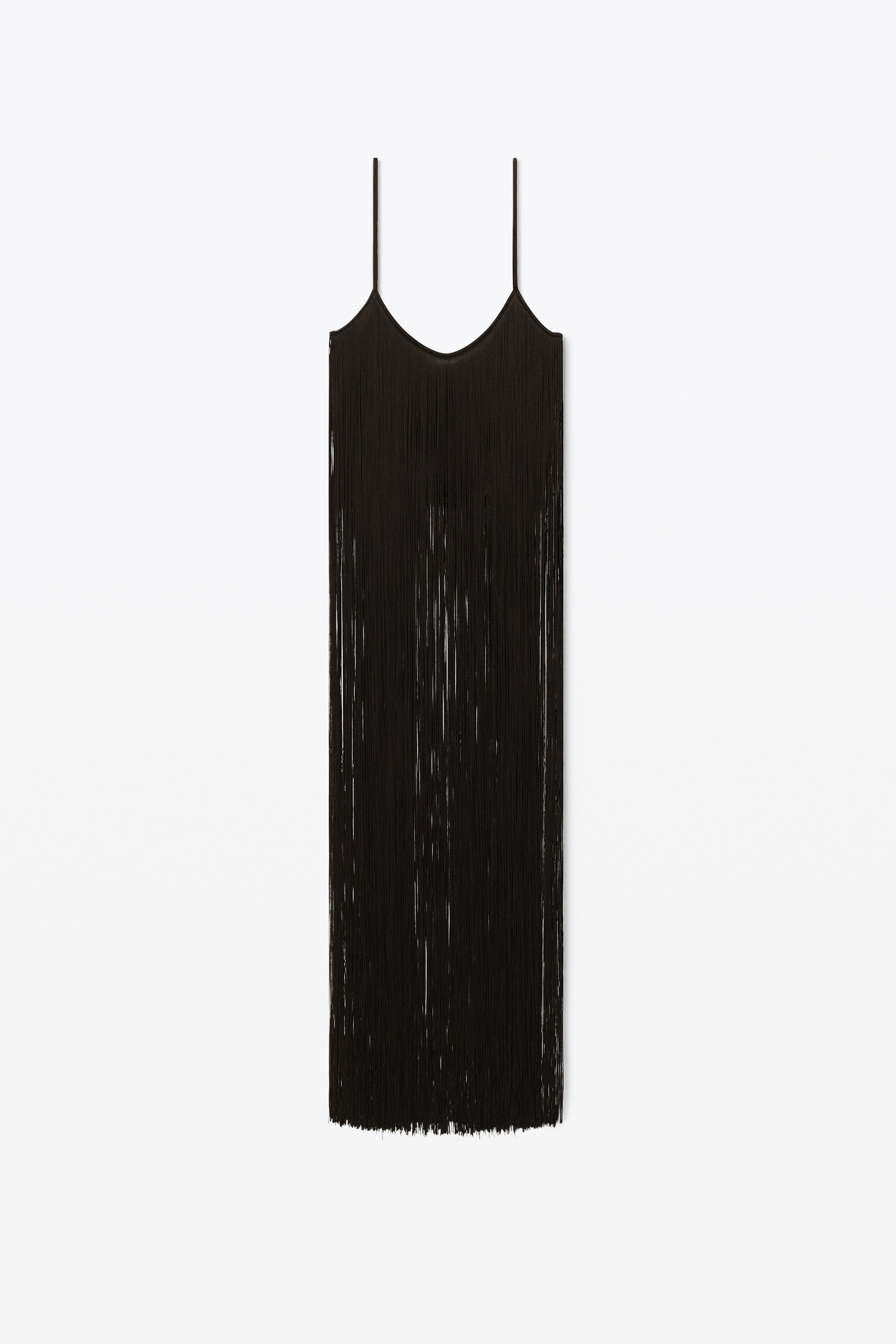 Alexander Wang fringe tank top in compact nylon