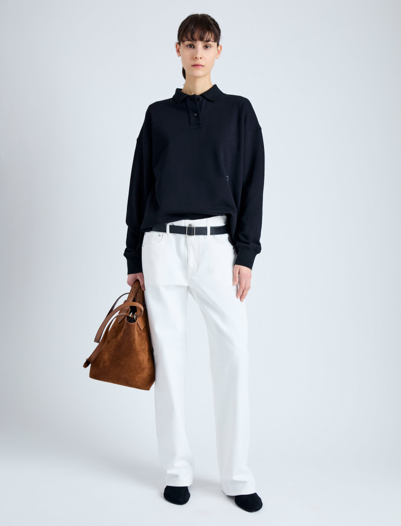Proenza Schouler Brooks Polo in Cotton Terry Jersey outlook