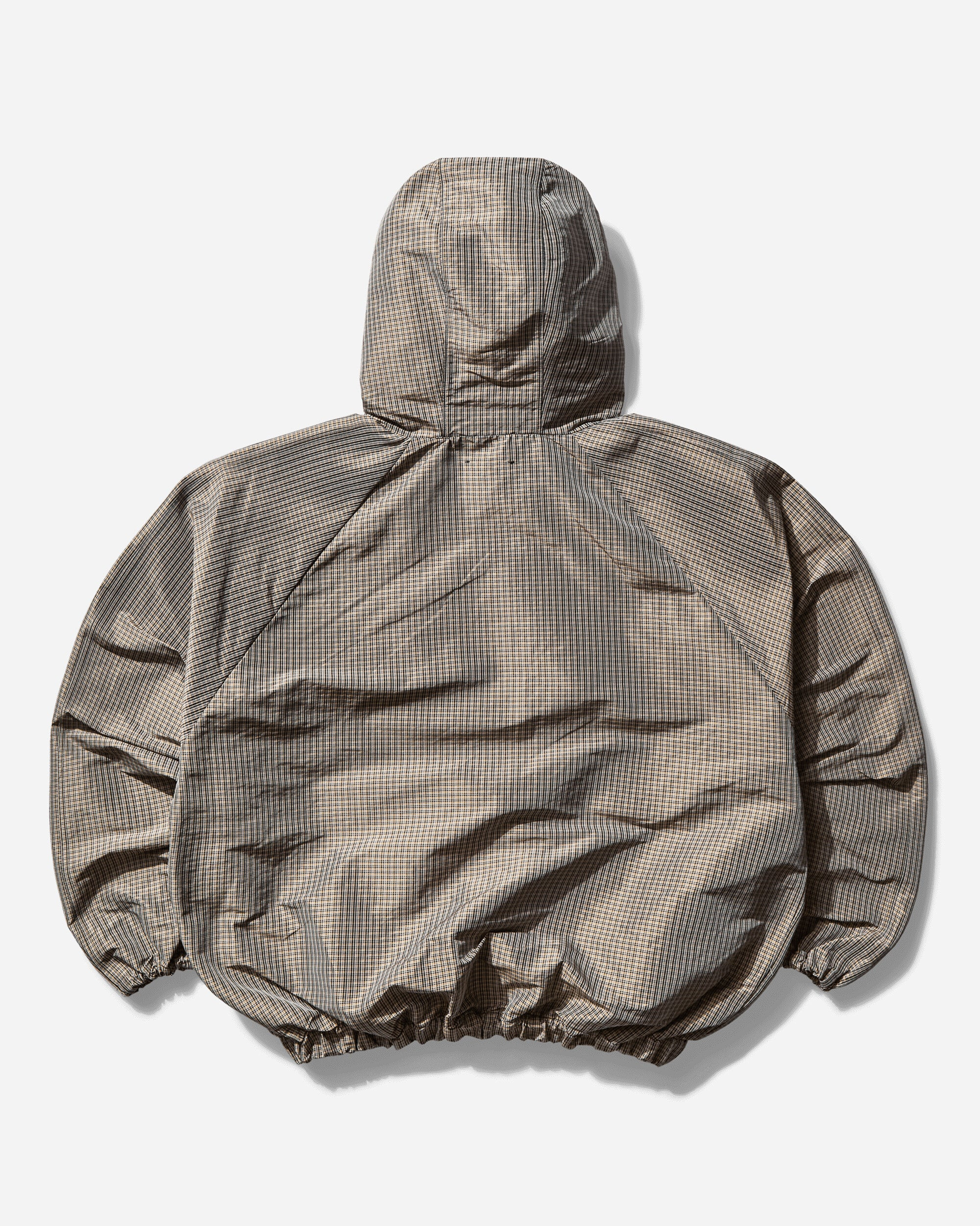 Men's Smock Check Anorak Beige / Black - 2