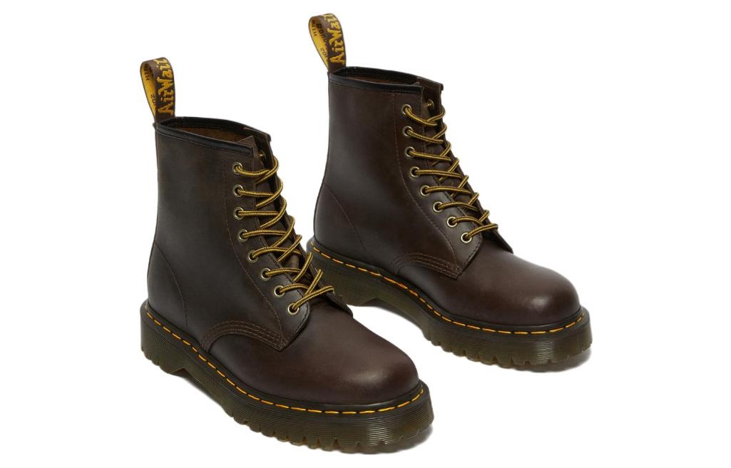 Dr. Martens 1460 Bex Crazy Horse Leather Lace Up Boots 'Dark Brown' 27894201 - 3