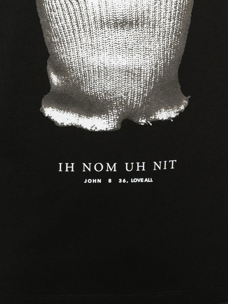 ih nom uh nit Ih Nom Uh Nit Mask-print T-shirt outlook