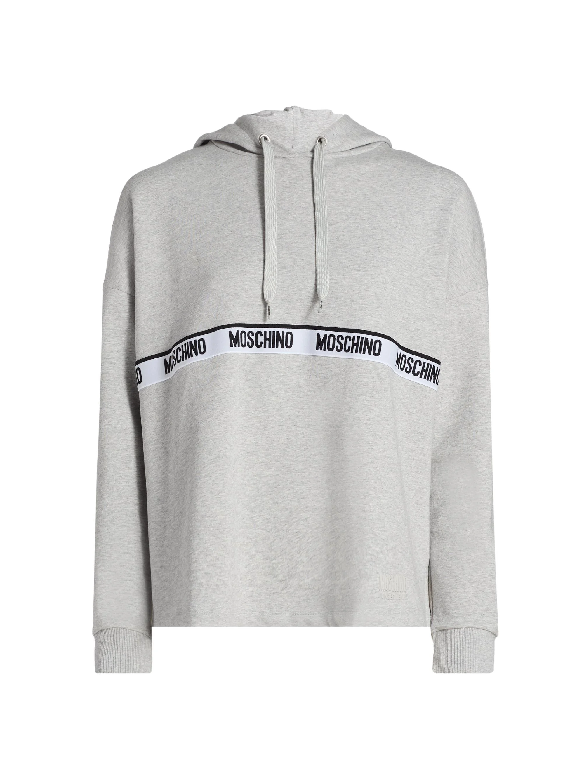 Women's Intimo Donna Logo Stretch-Cotton Hoodie - Grey - 1