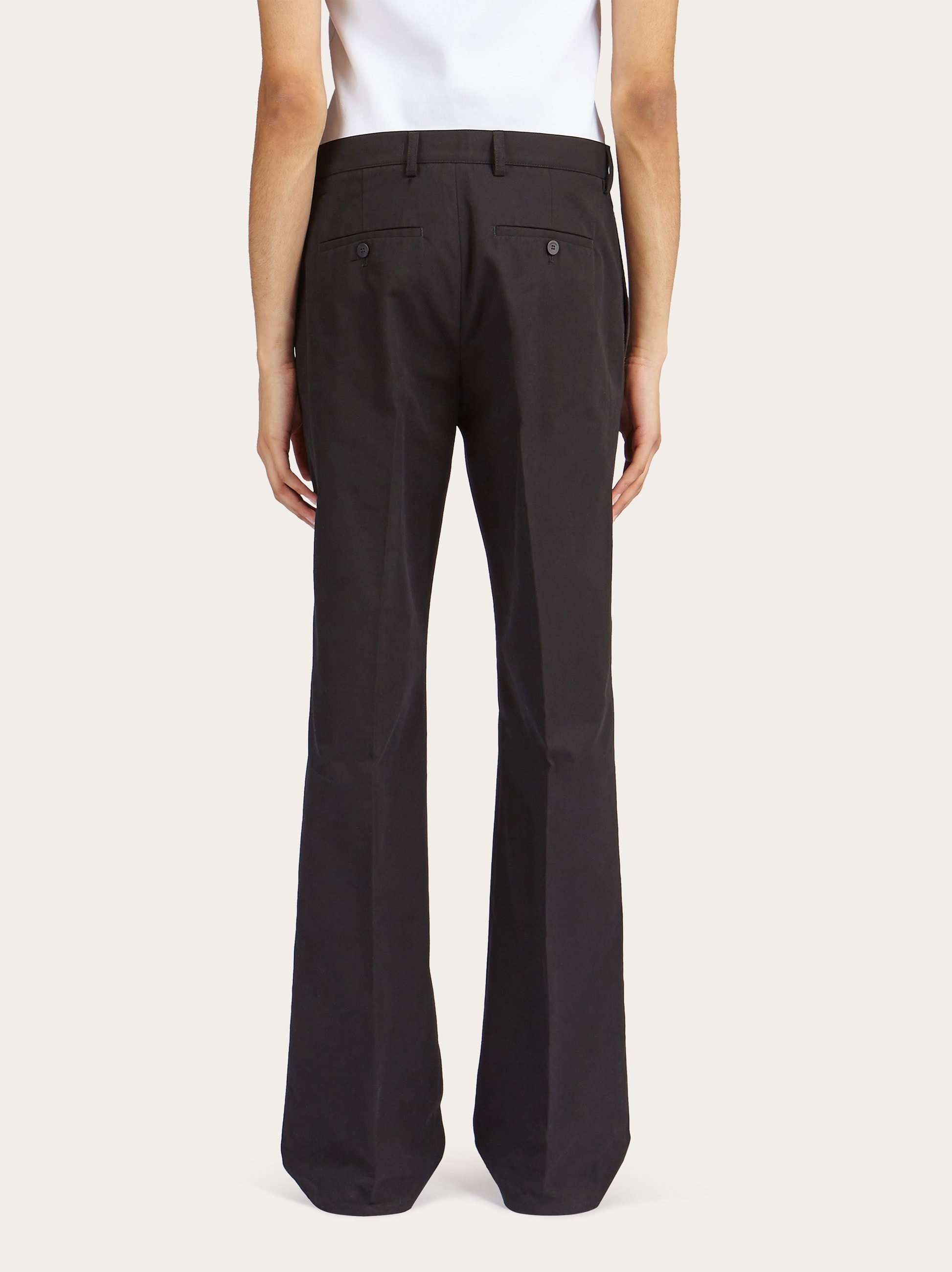 Flared chino trouser - 4