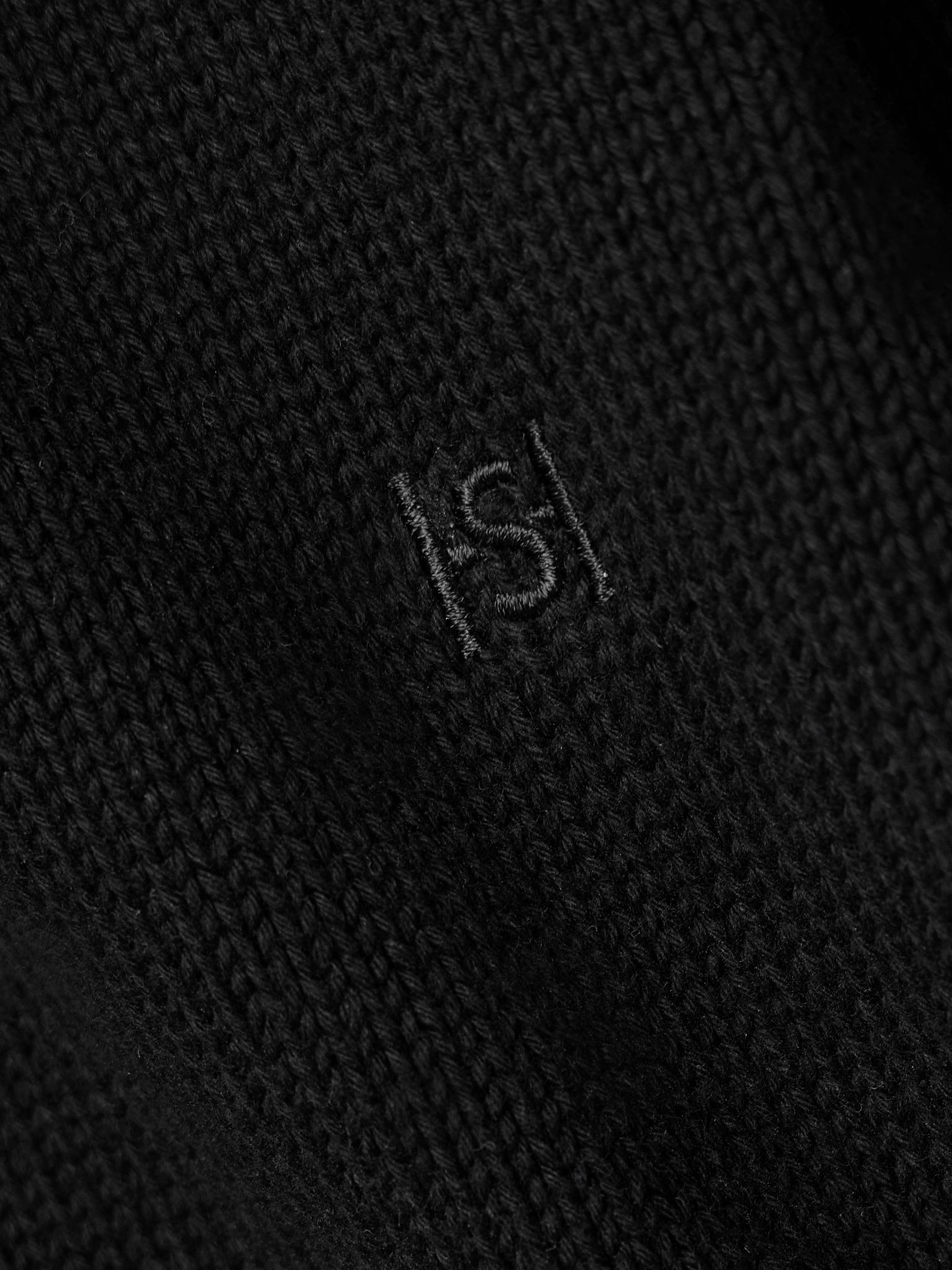 Cotton-blend sweater Black - 4