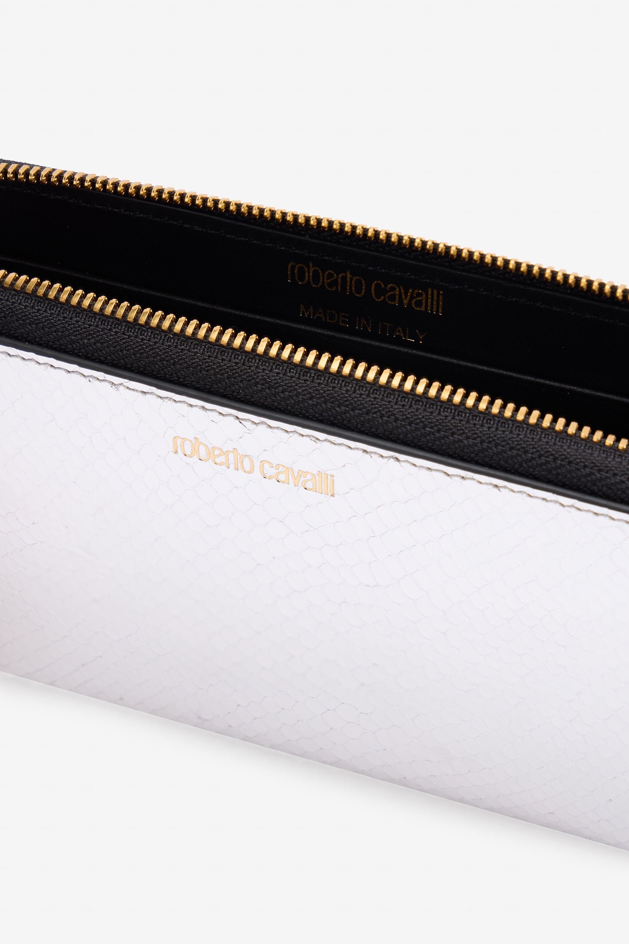 Zip-Around Wallet with Snake Print - 7