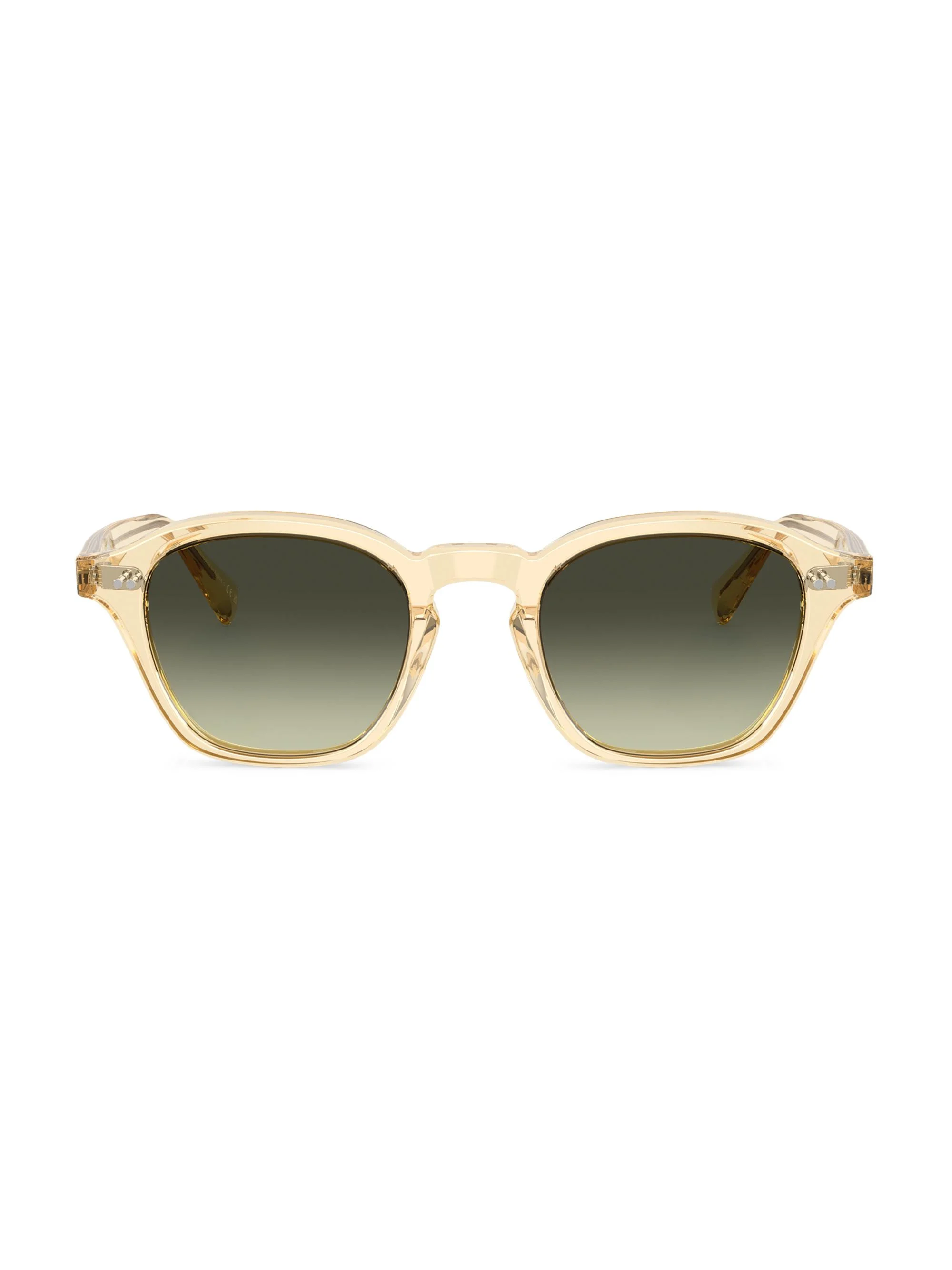 Men's Eyles 48MM Square Sunglasses - Gold Black - 1