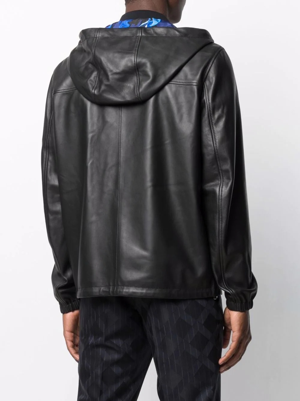 nappa leather reversible jacket - 4