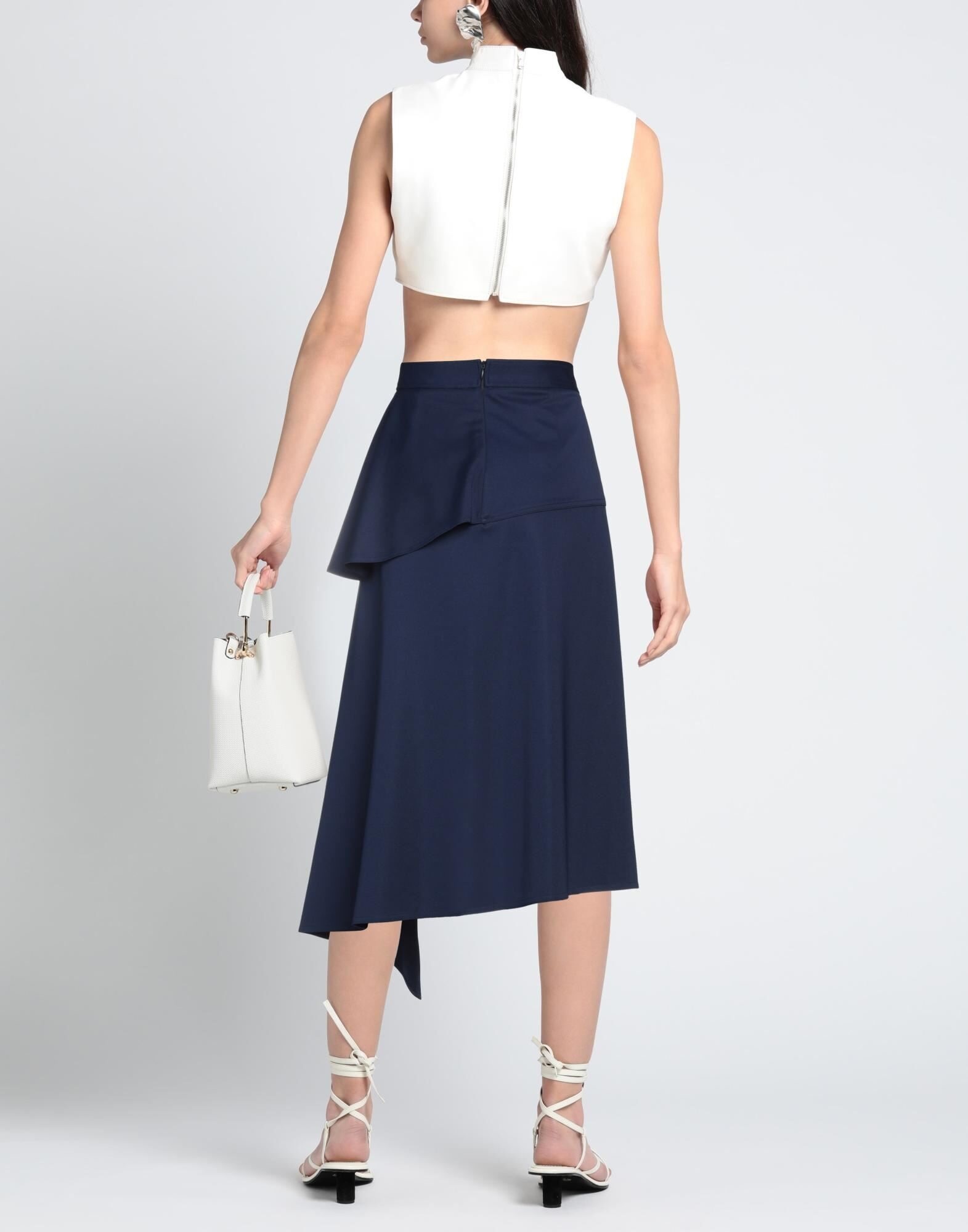 Navy blue Women's Midi Skirt - 3