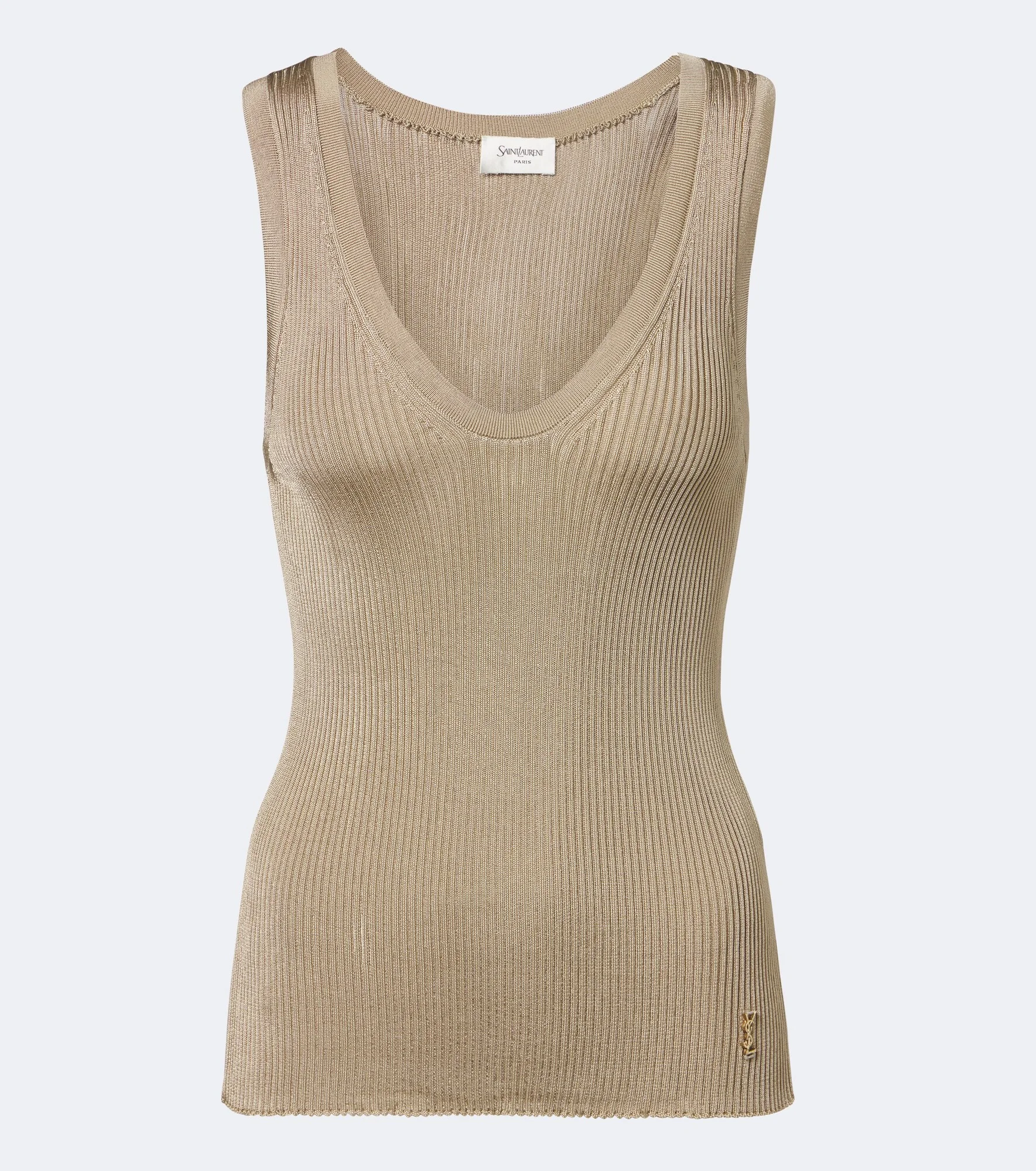 Cassandre ribbed-knit tank top - 1