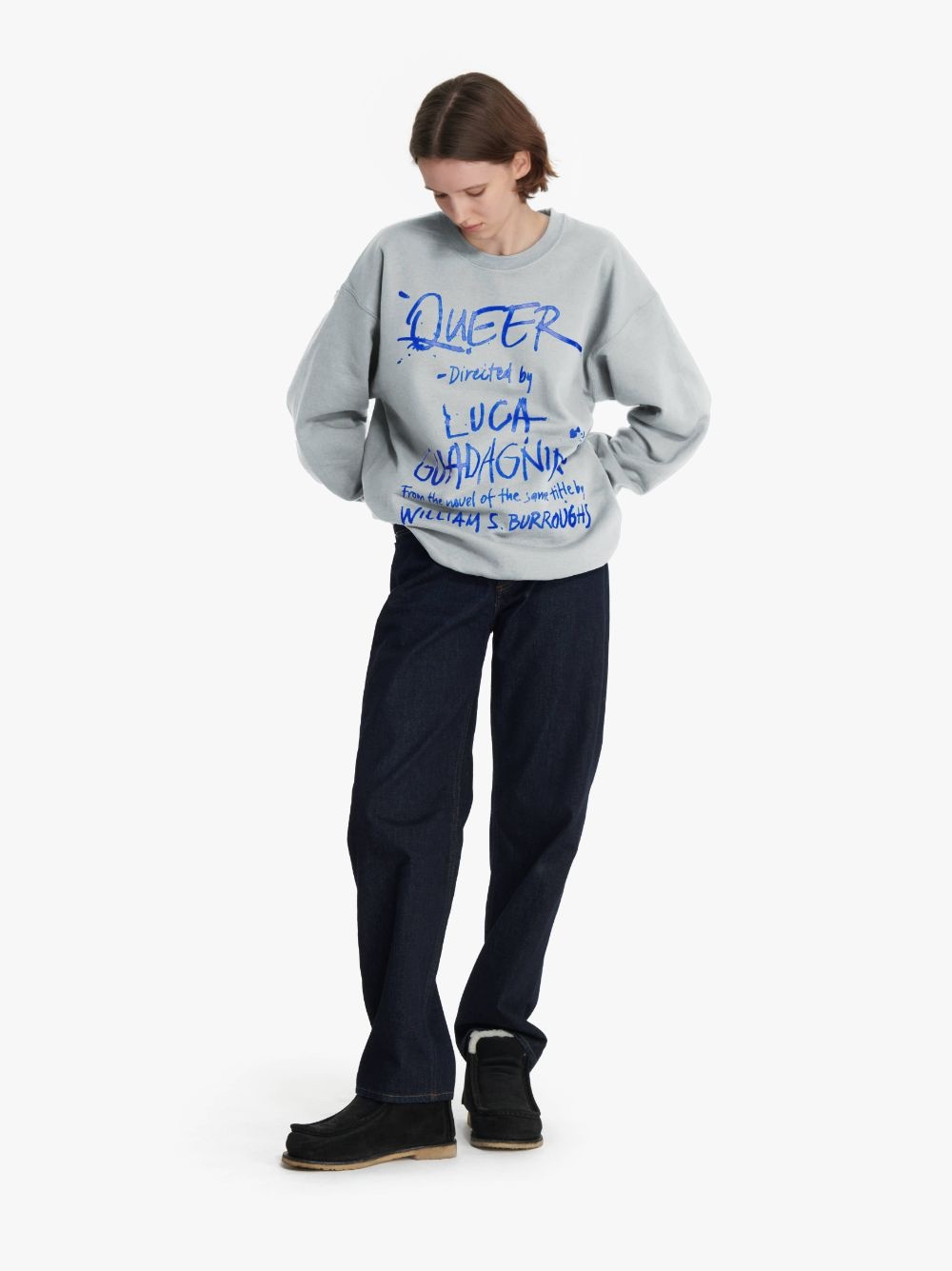 JW ANDERSON X QUEER SWEATSHIRT WITH TEXT PRINT - 3