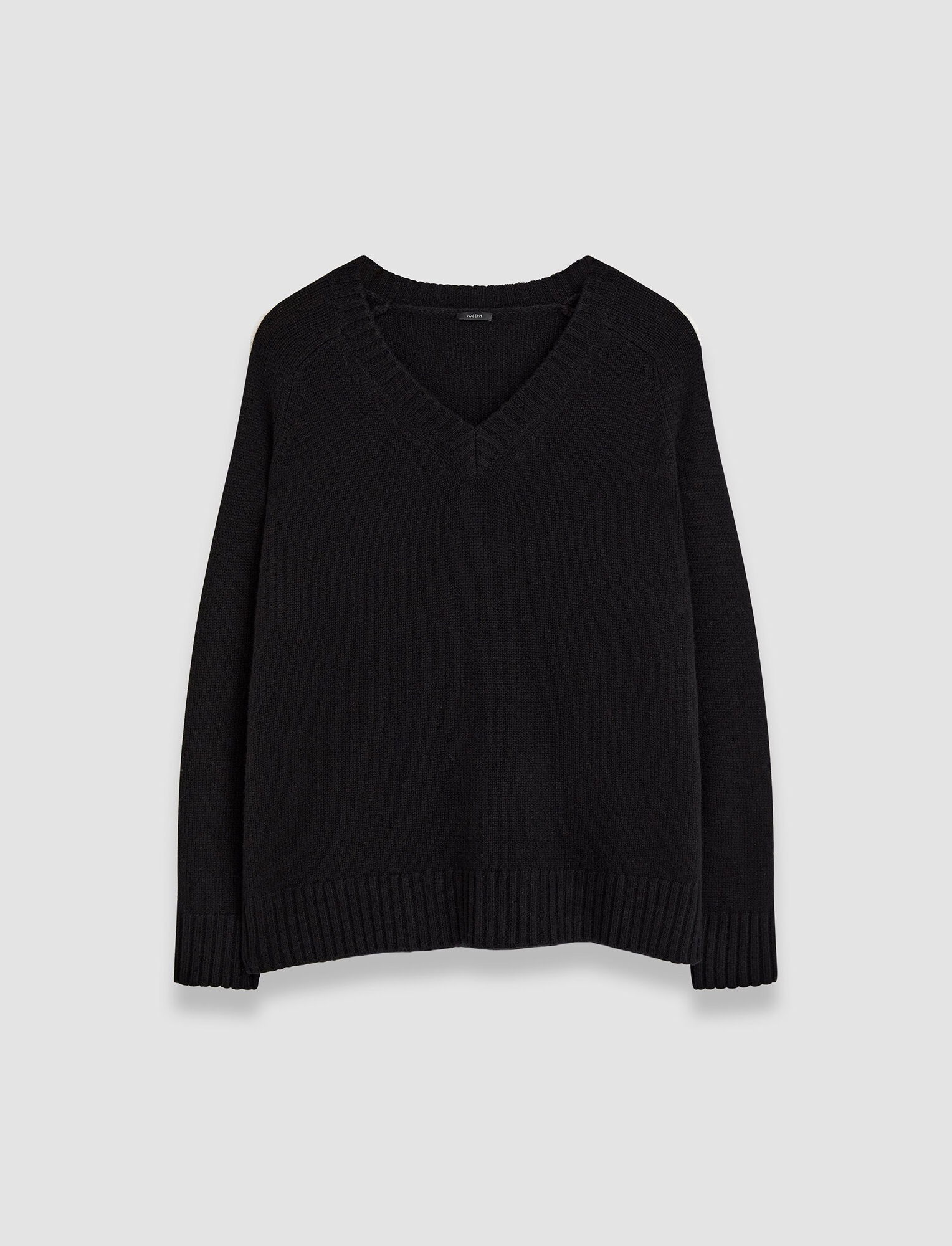 Open Cashmere V Neck Jumper - 1