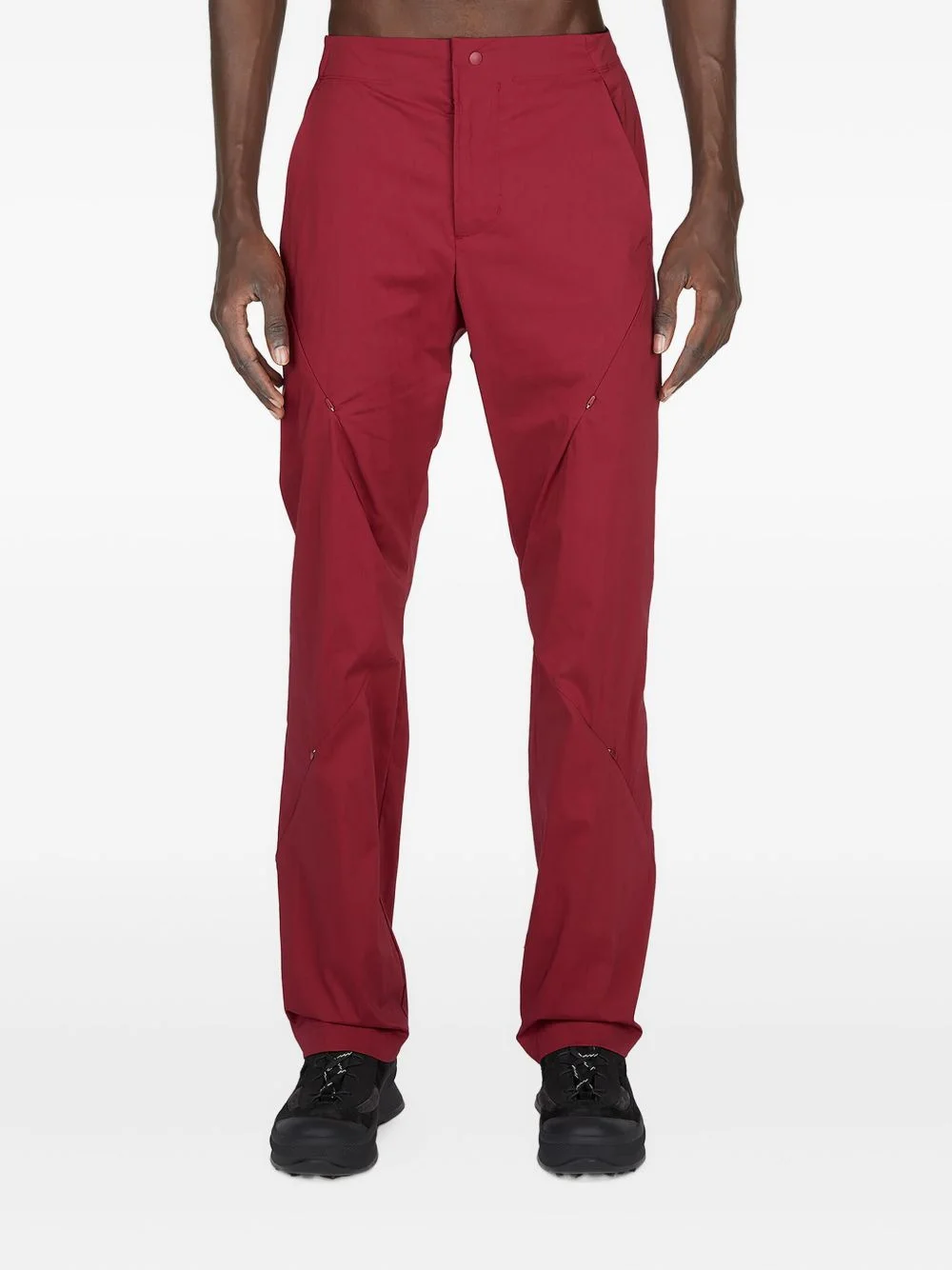 panelled pocket trousers - 1