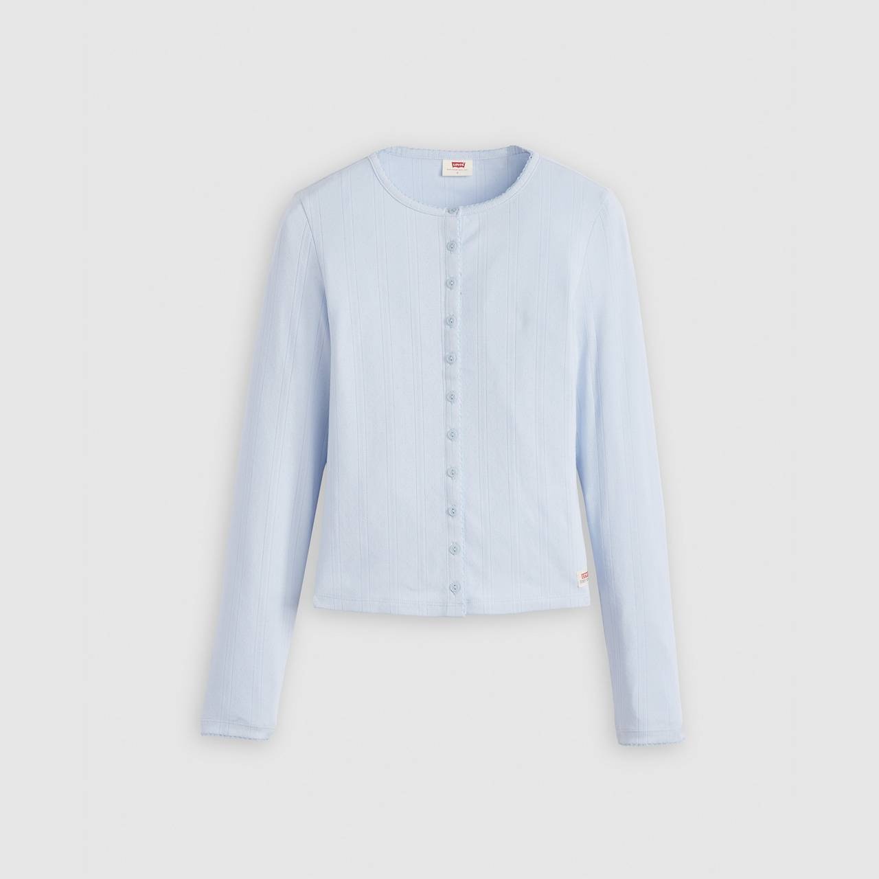 DRY GOODS WOMEN'S POINTELLE LONG SLEEVE T-SHIRT - 1
