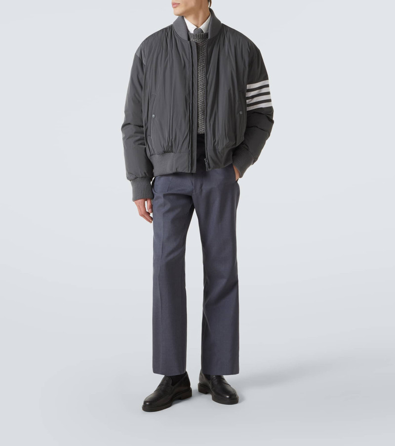 Thom Browne 4-Bar bomber jacket outlook