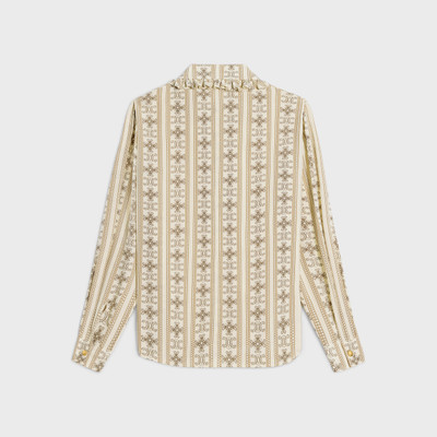 CELINE frill blouse in crepe de chine outlook