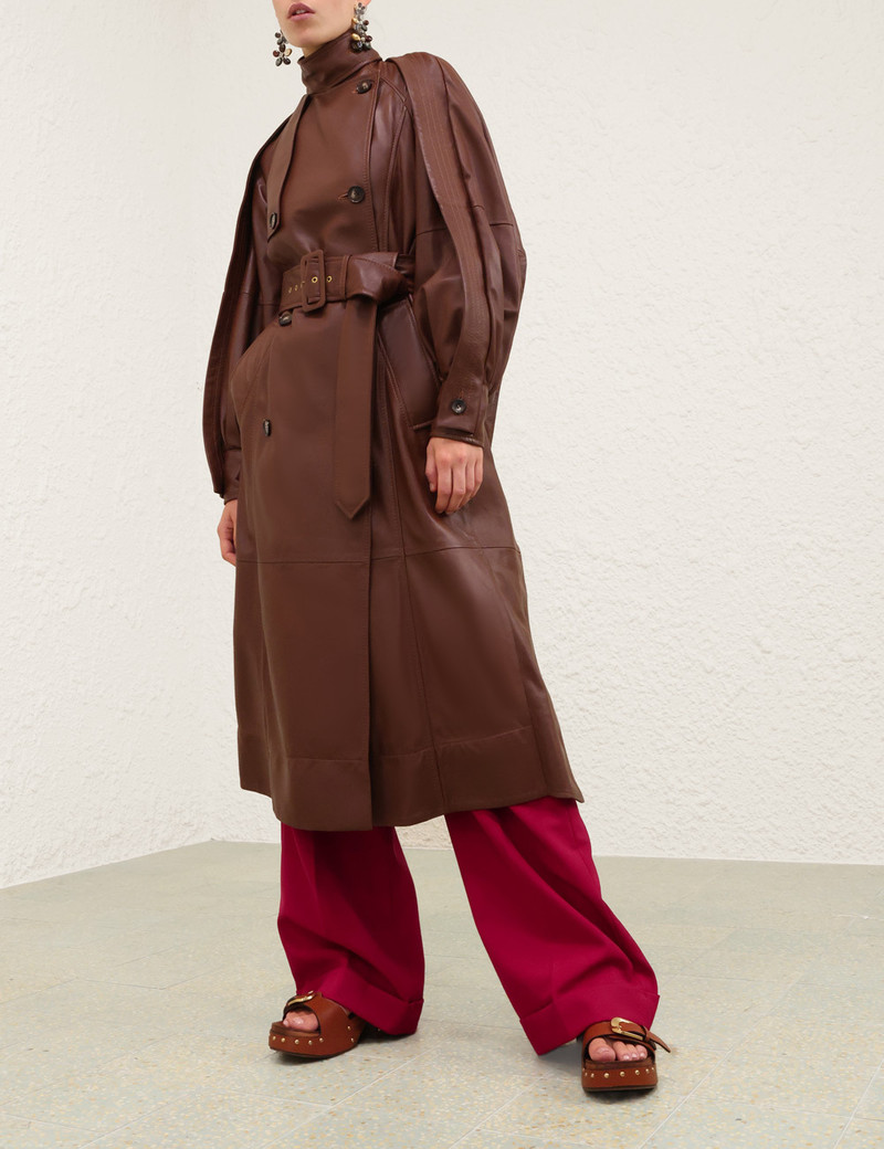 LUNA LEATHER TRENCH COAT 7