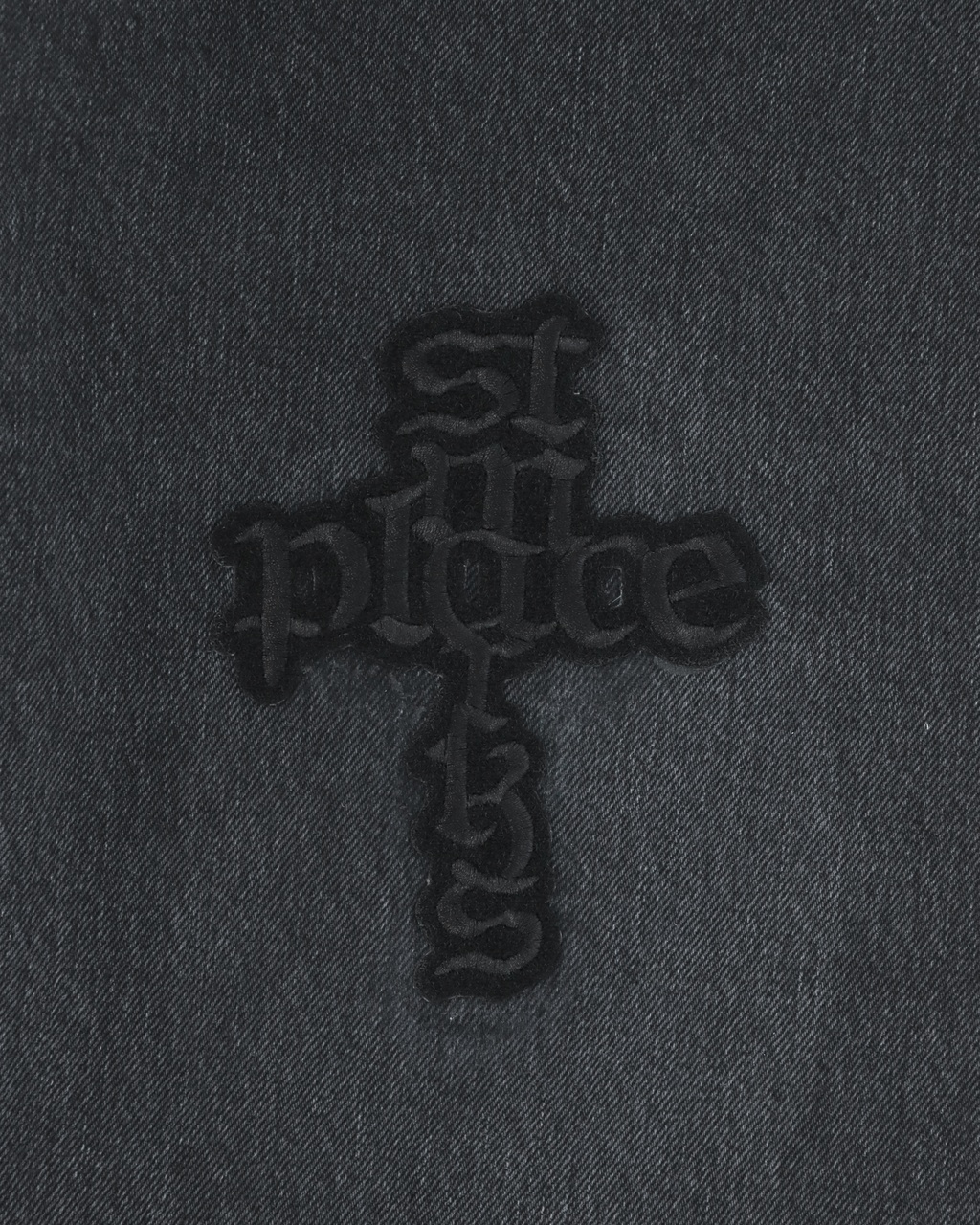 LOGO-PATCH WIDE FIT JEANS - 6