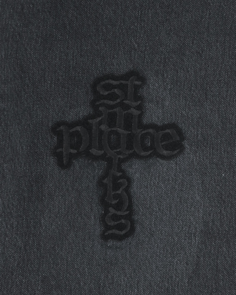 LOGO-PATCH WIDE FIT JEANS 6