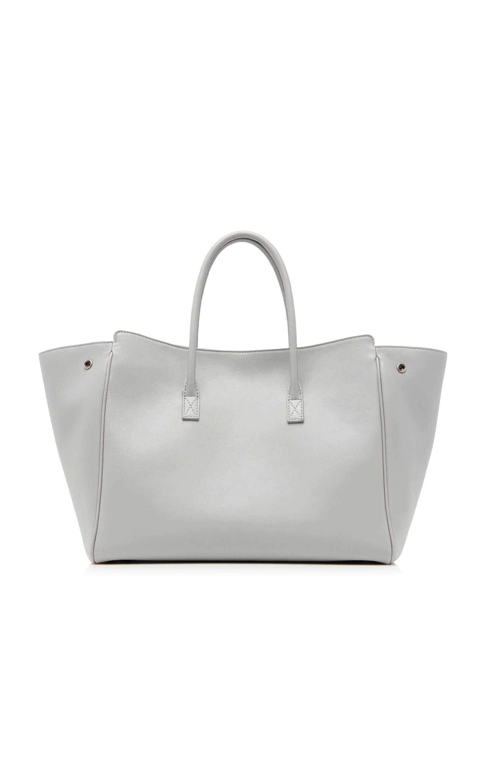 BALENCIAGA Hampton Small Leather Carry-All Bag grey
