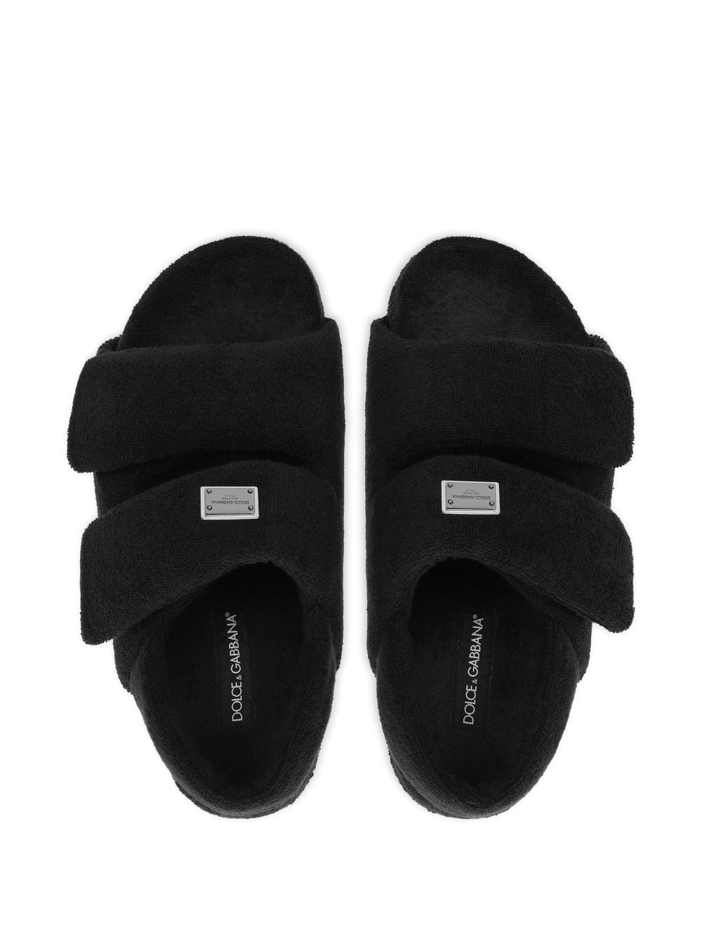 faux-fur sandals - 4