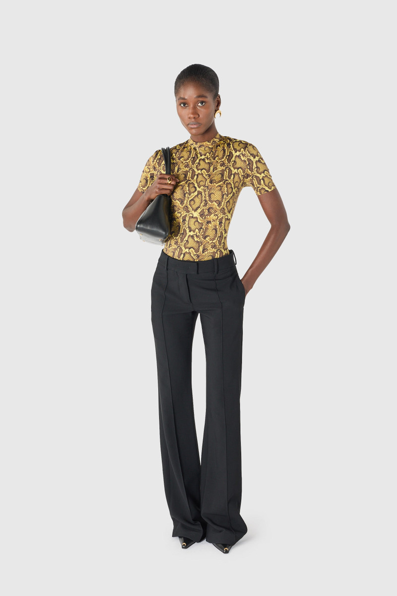 Marine Serre PYTHON PRINTED JERSEY SS CREWNECK TOP outlook