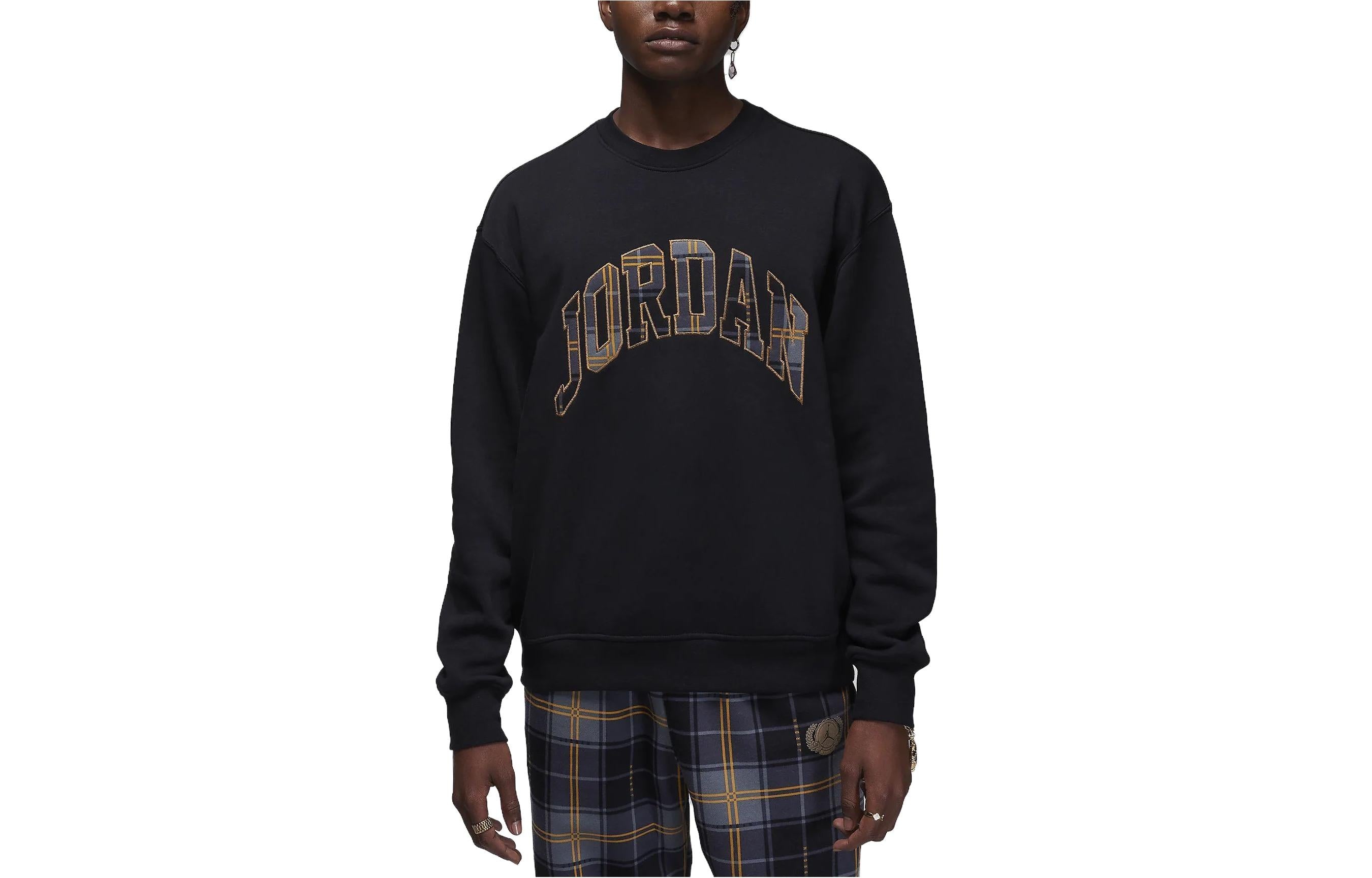 Air Jordan Essential Holiday Fleece Sweatshirt 'Black' DV1574-011 - 2