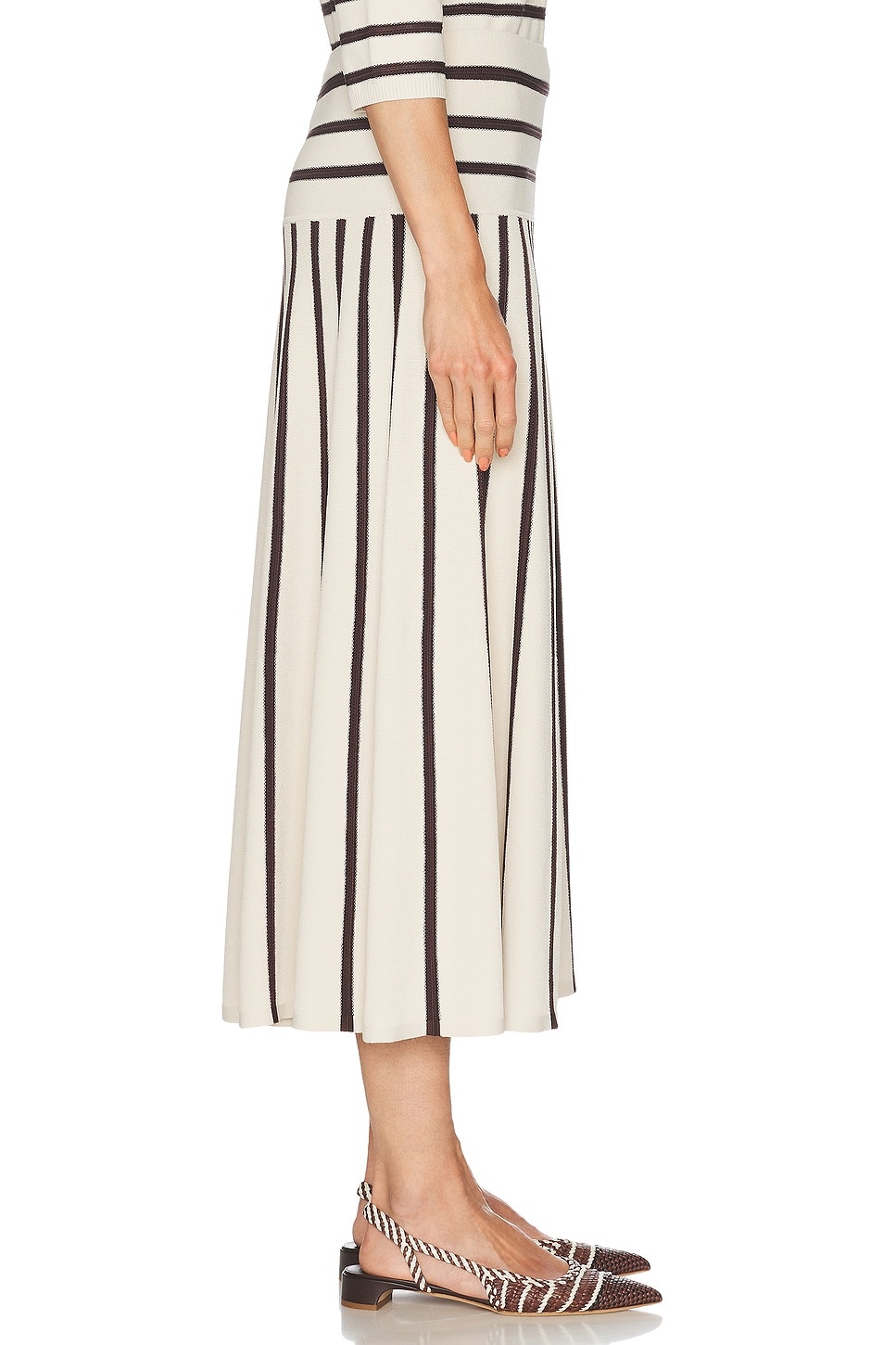Illuminate Stripe Midi Skirt - 3