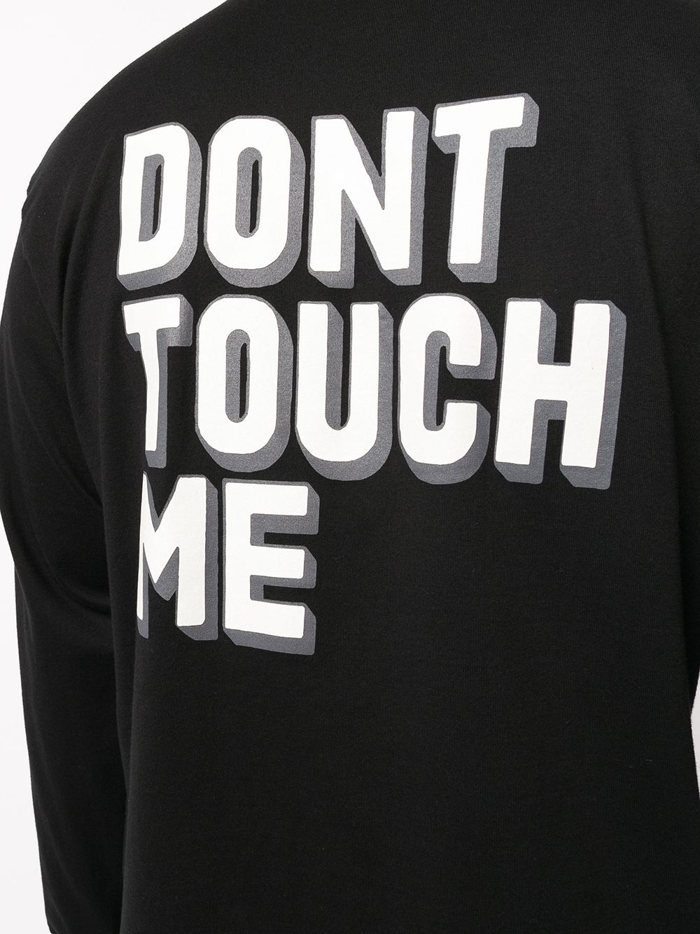 slogan-print long-sleeve T-shirt - 5