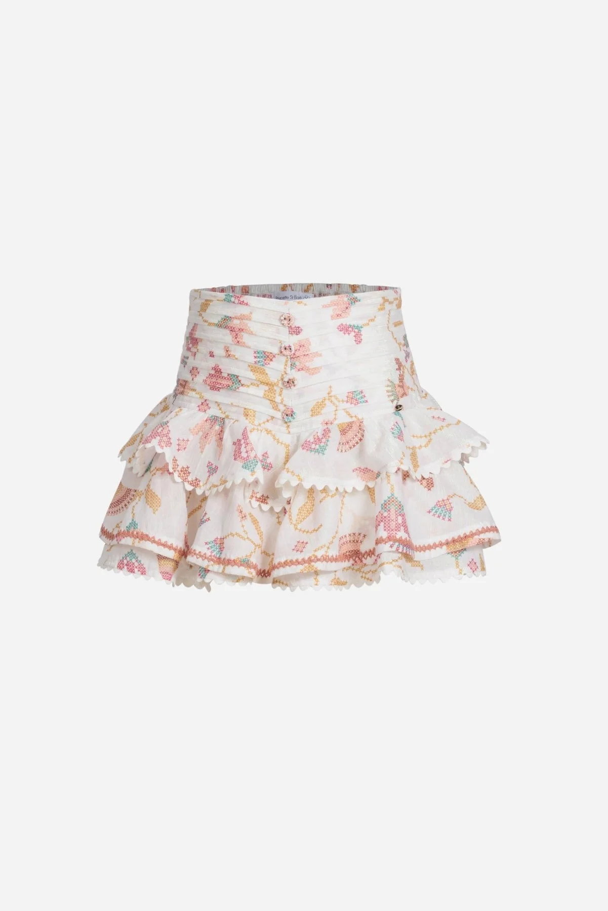 Mini Skirt Alizee for girls - Pink Ylang Ylang - 1