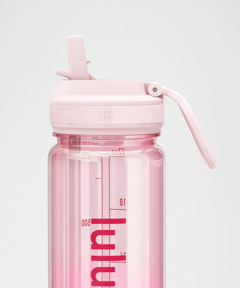 Back to Life Clear Bottle 24oz *Straw Lid 3