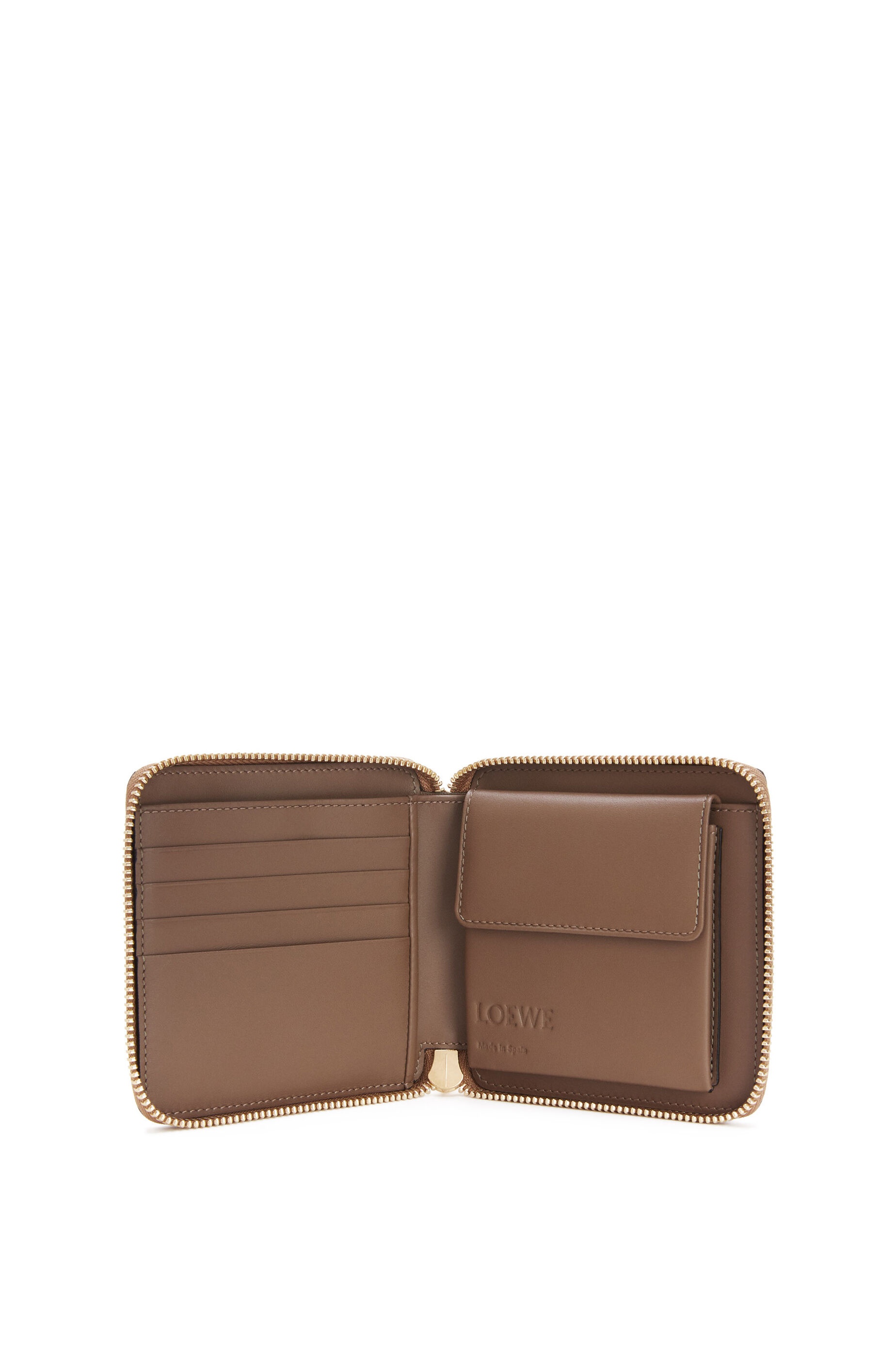 Puzzle squared zip wallet in classic calfskin - 3