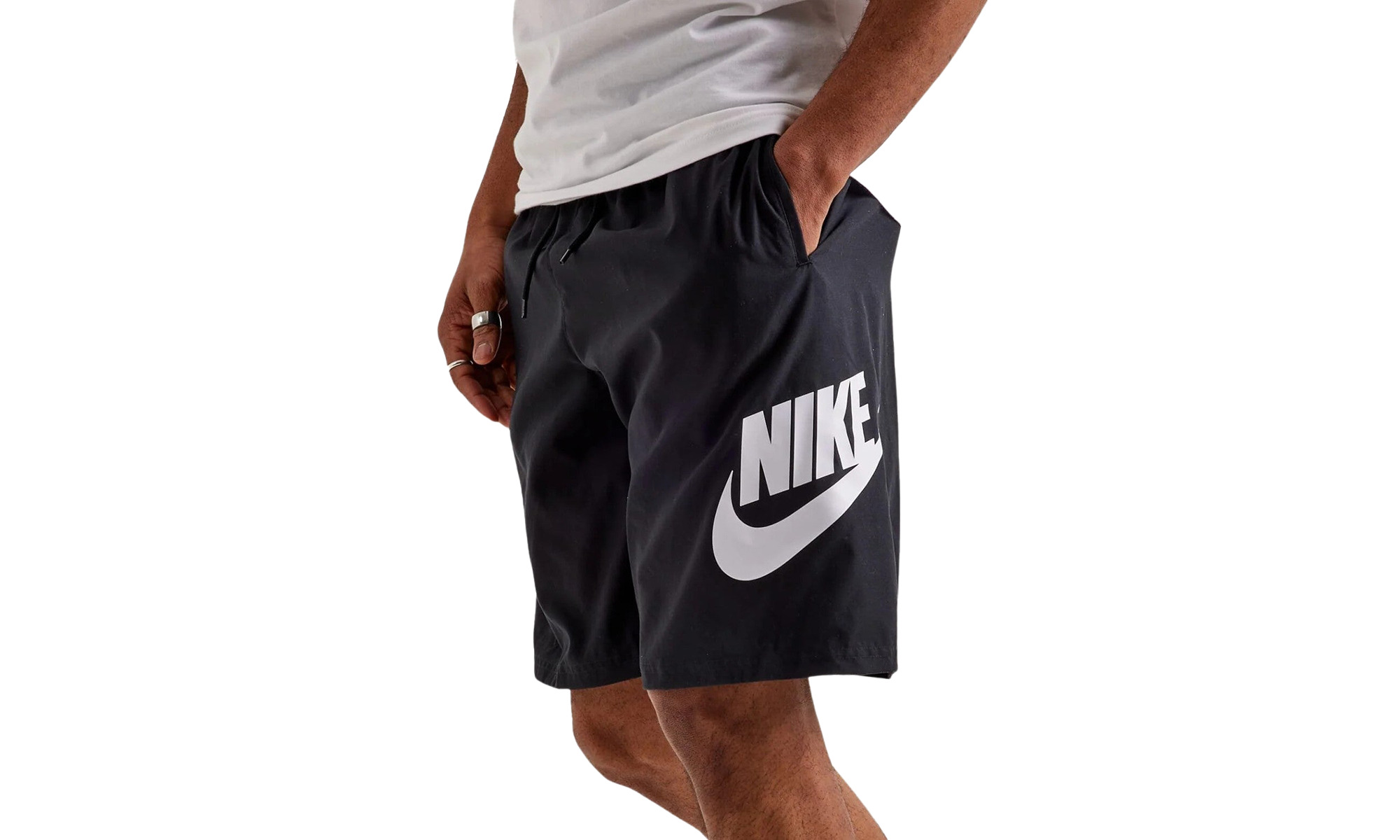 Club Woven Shorts Mens Style "BLACK" - 2