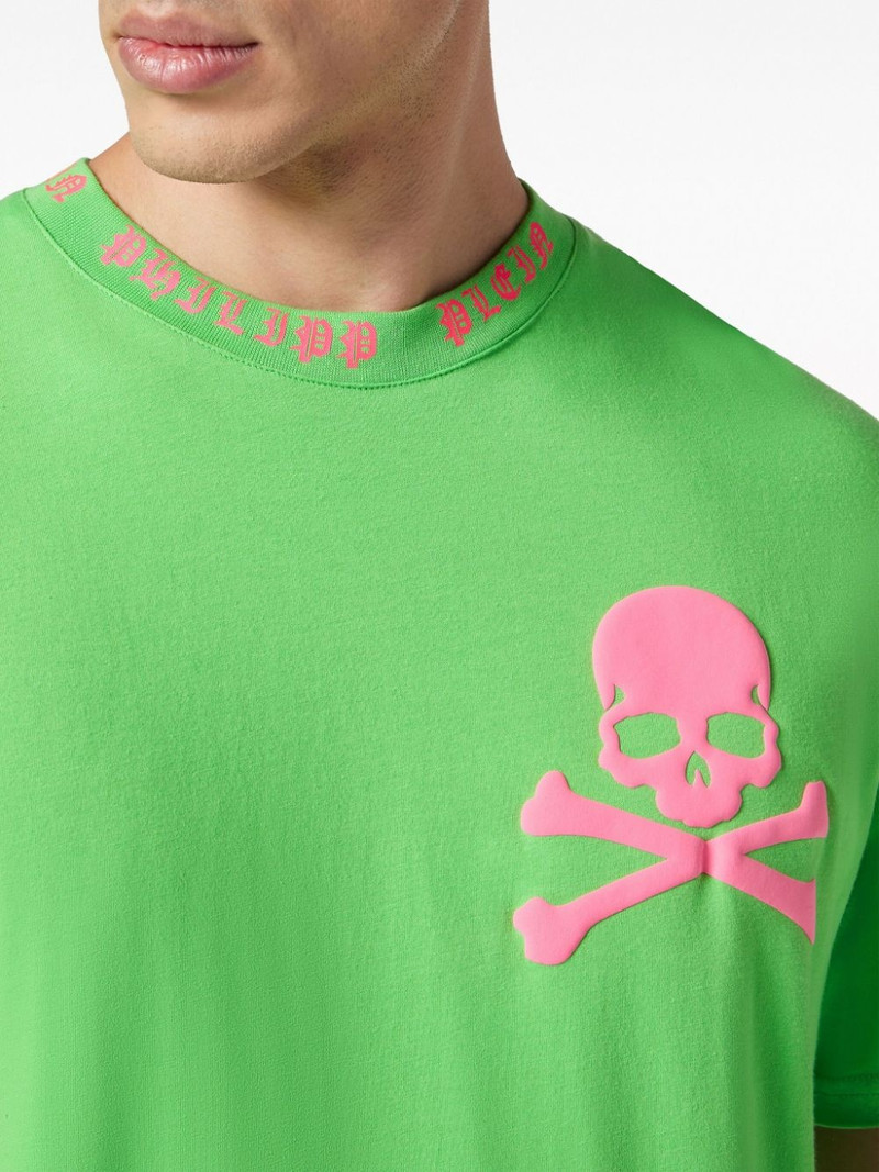 Skull&Bones-print cotton T-shirt 5