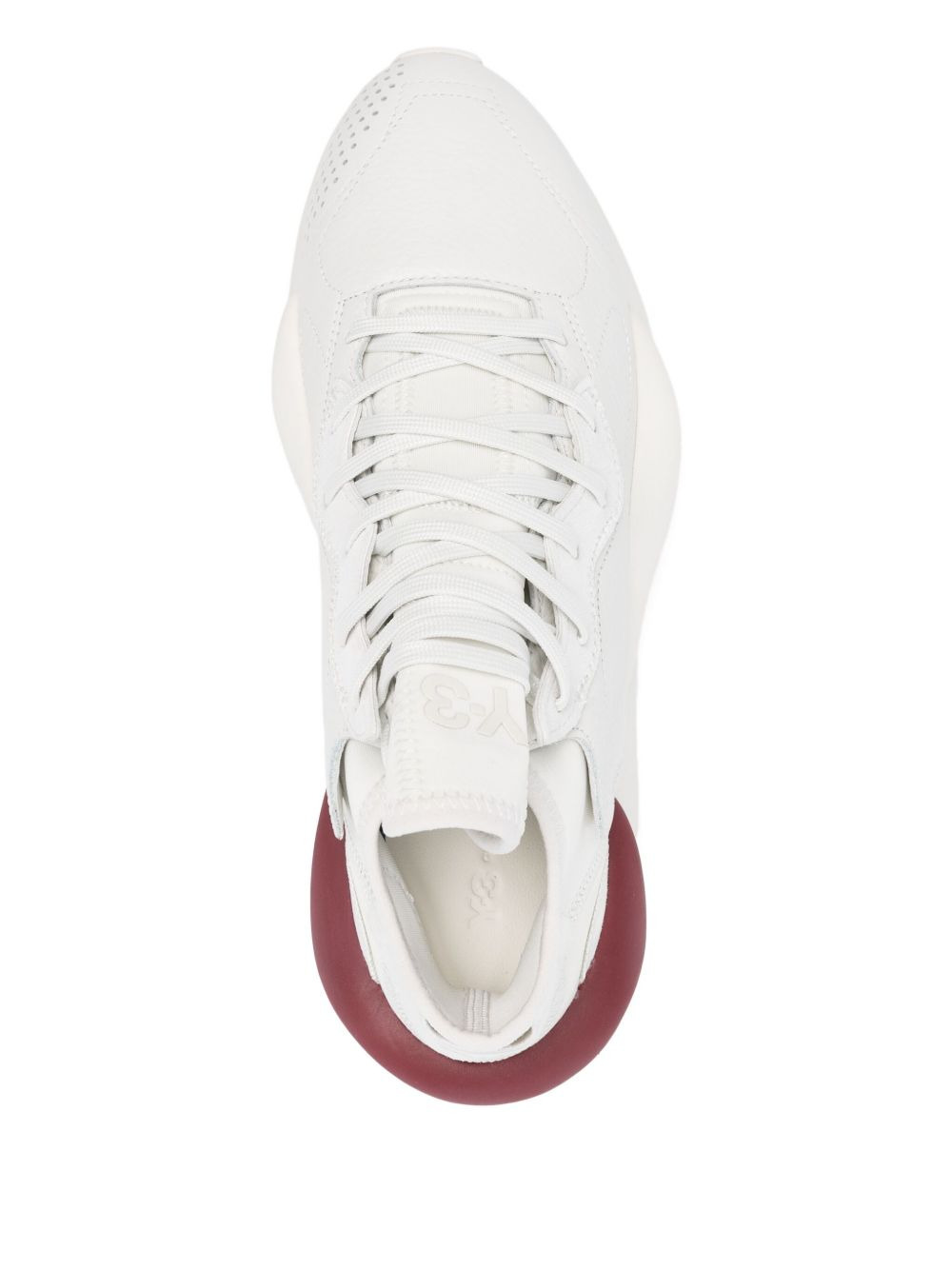 Kaya leather-panelled sneakers - 4