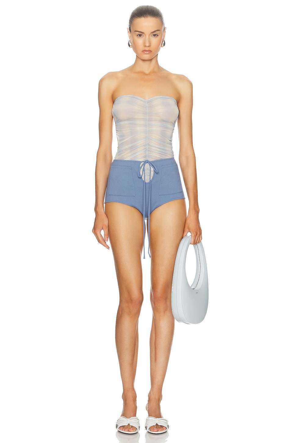 Ruched Bandeau Top - 4
