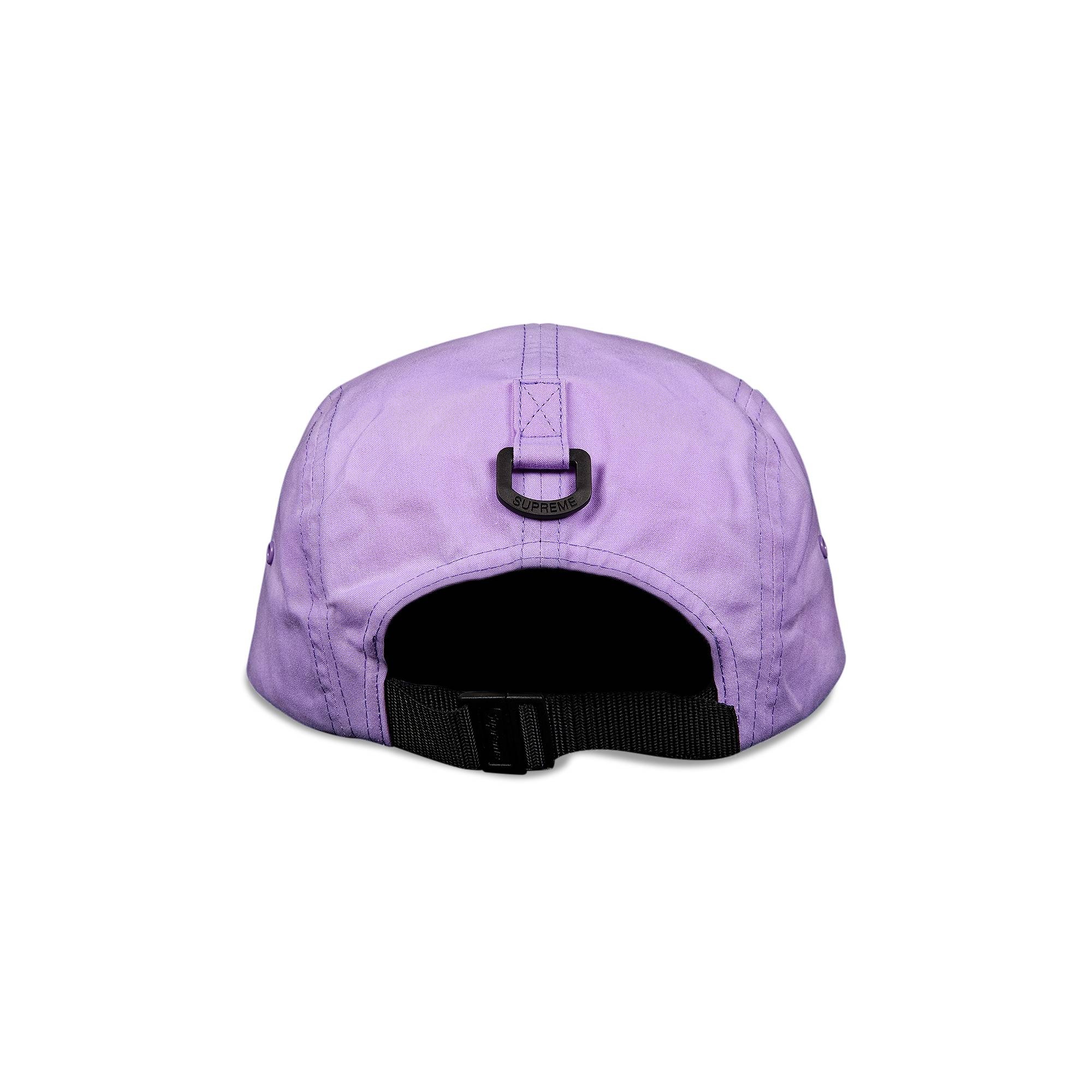 Supreme Waxed Cotton Camp Cap 'Purple' - 2