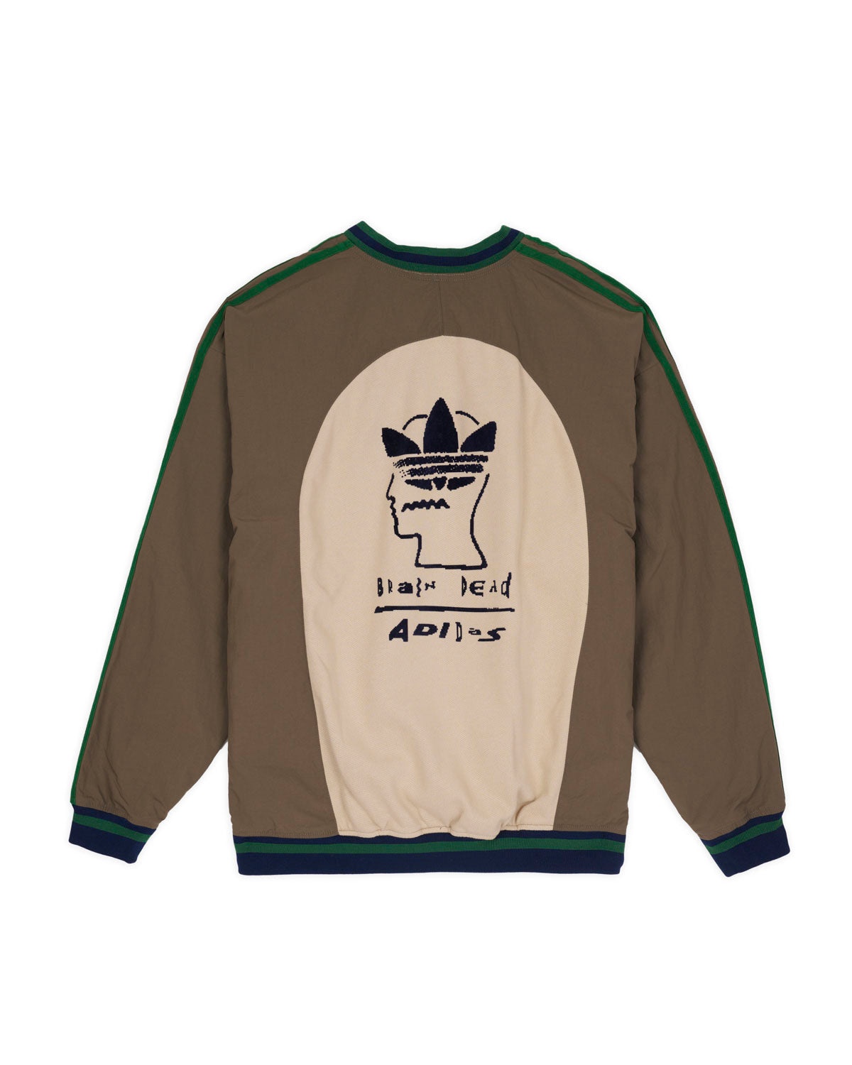 Brain Dead x Adidas Pullover Windbreaker - Brown Multi - 2
