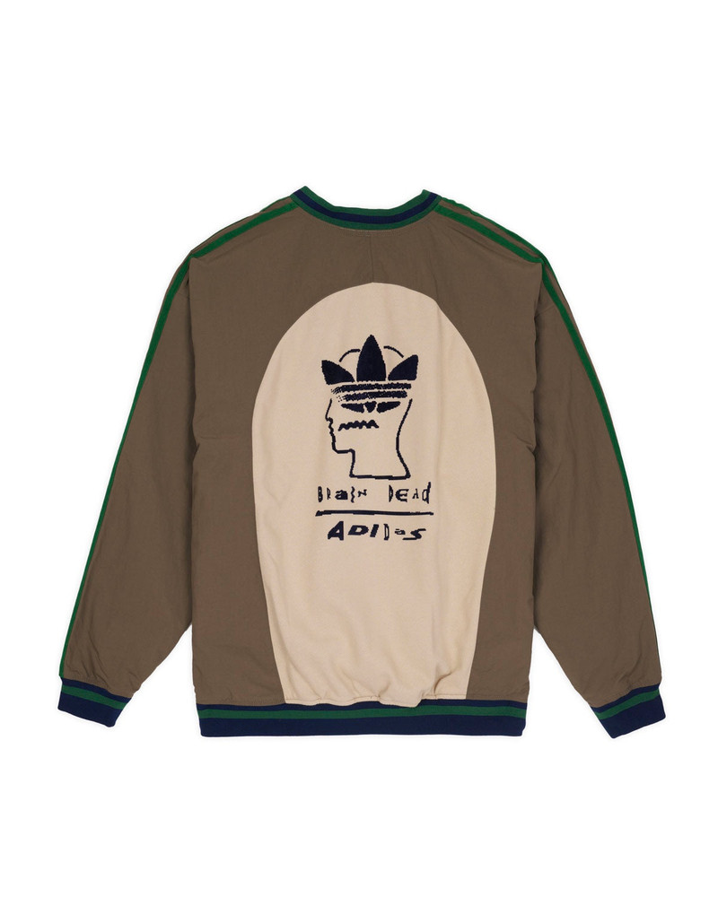 BRAIN DEAD Brain Dead x Adidas Pullover Windbreaker - Brown Multi outlook