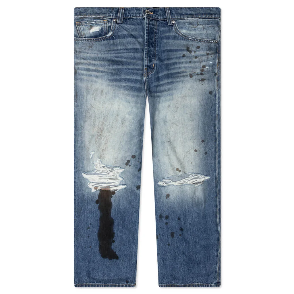 WIDE JEANS - LIGHT WASH - 1