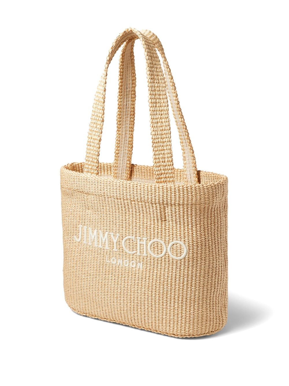 medium logo-embroidered beach bag - 3