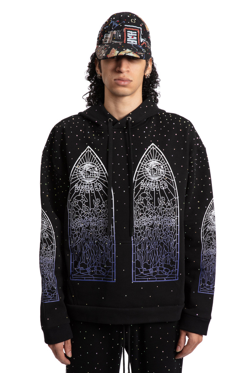 RHINESTONE HOODED PULLOVER 3