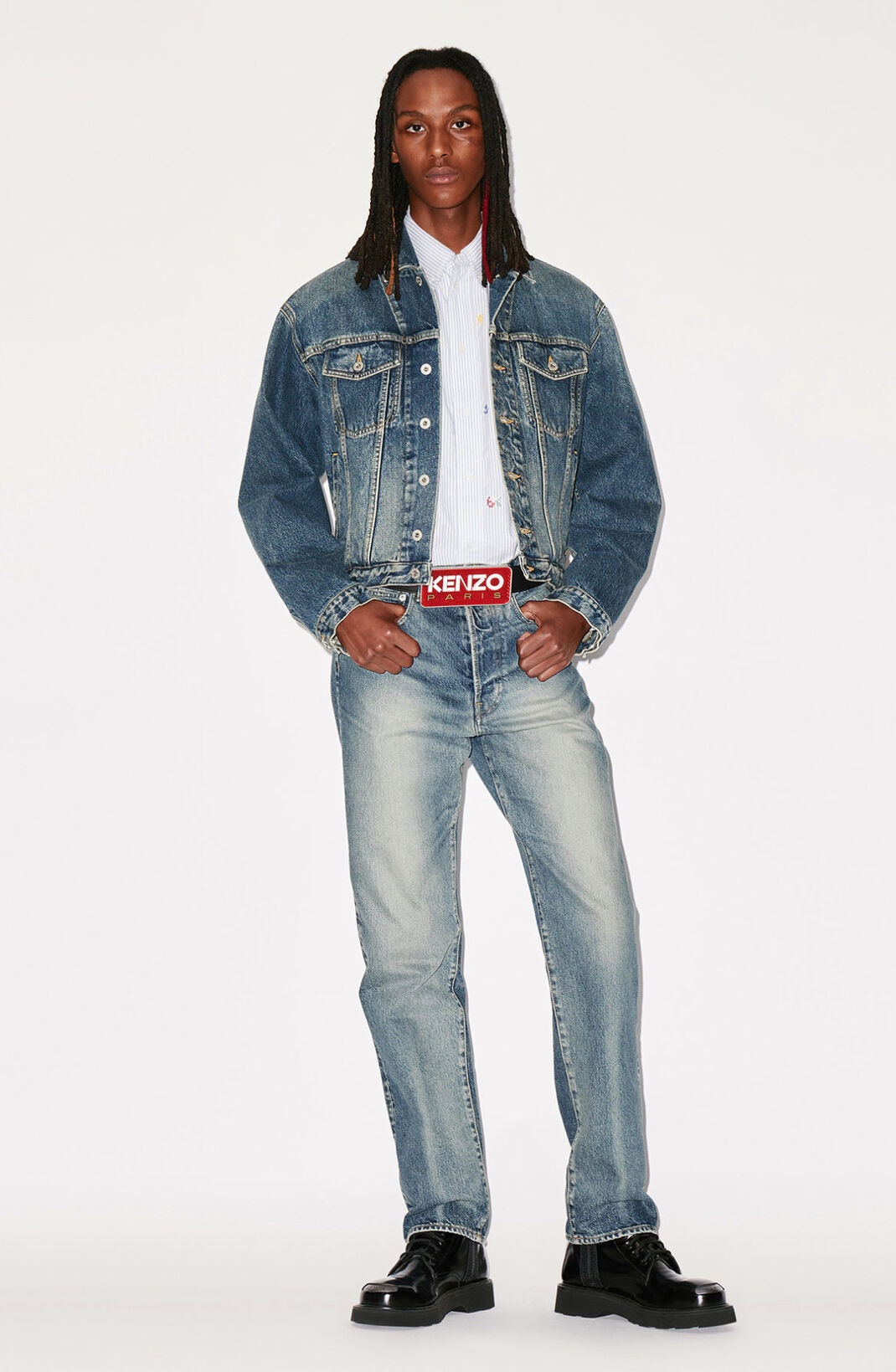 Denim trucker jacket - 3