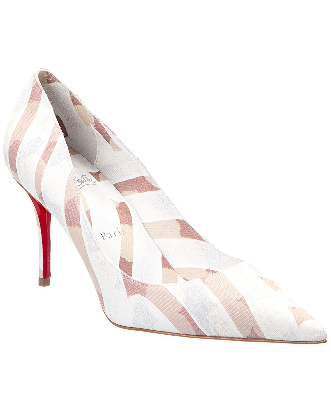 Christian Louboutin Miss Z 100 Coated Canvas Pump - 1