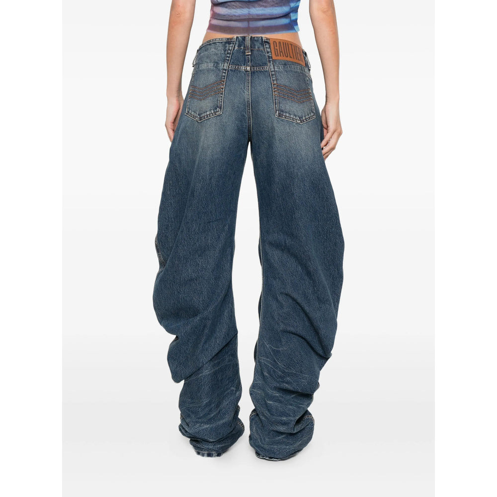 Jean Paul Gaultier Blue Denim - Straight-Leg Jeans Women - 3