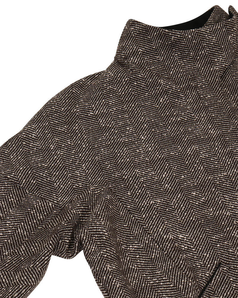 CONTRAST AVIATOR JACKET BRINDLE 8